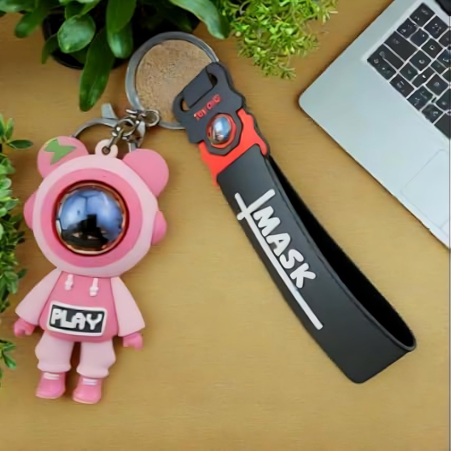 Pink Astronaut keychain