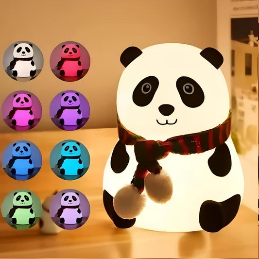 Soft colour changing Panda Lamp