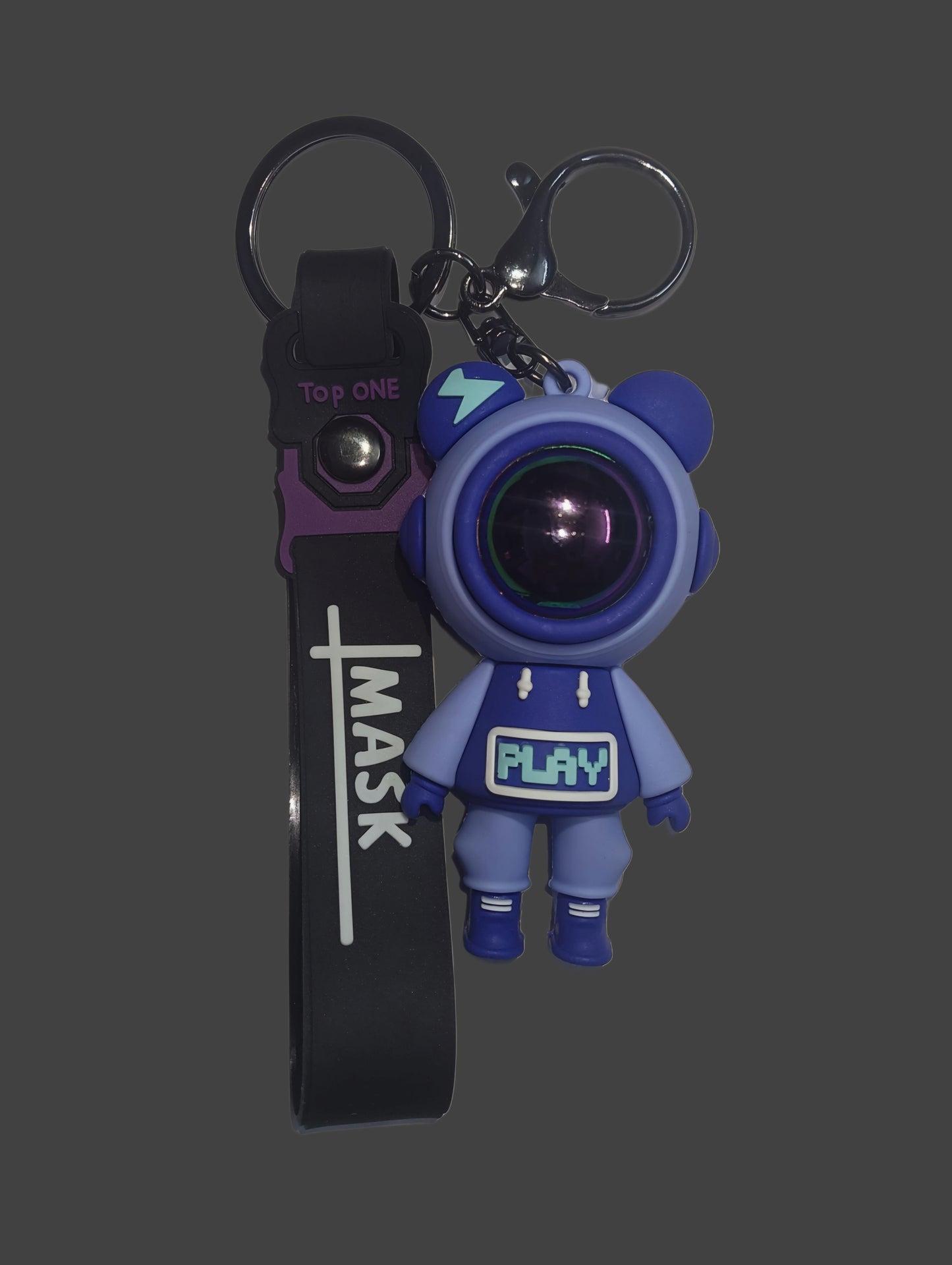 Blue astronaut Keychain